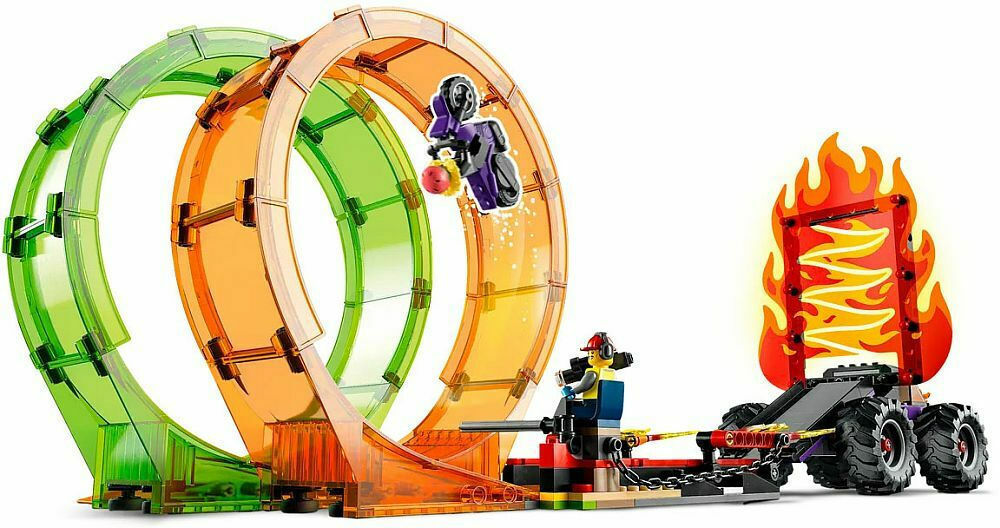 Lego City Double Loop Stunt Arena για 7+ Ετών - Image 4