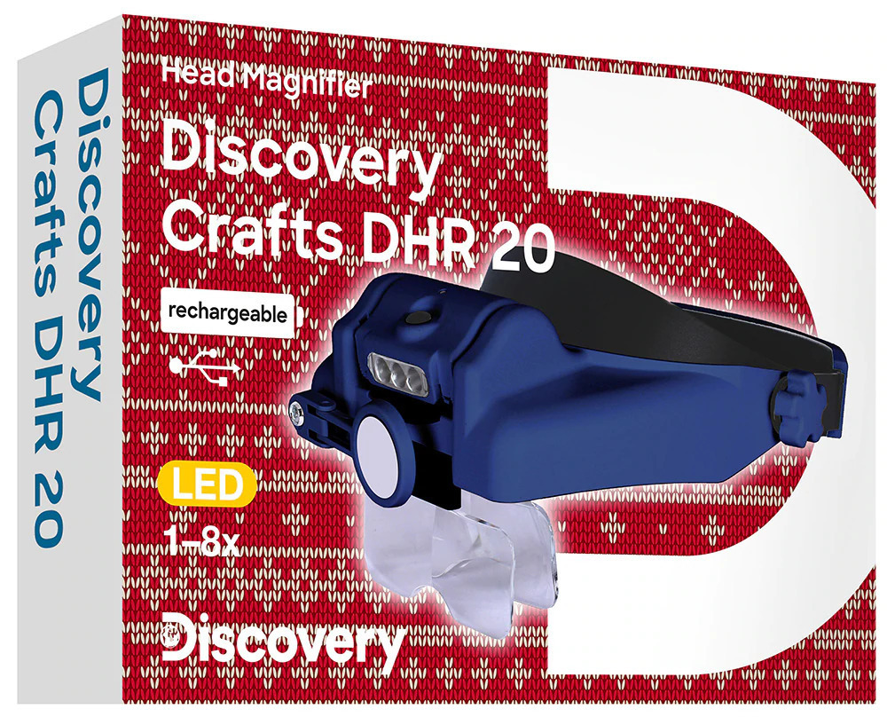 Discovery DHR 20 Γυαλιά / Μάσκα Εργασίας Μεγεθυντικά με Διάφανους Φακούς 5τμχ - Image 8