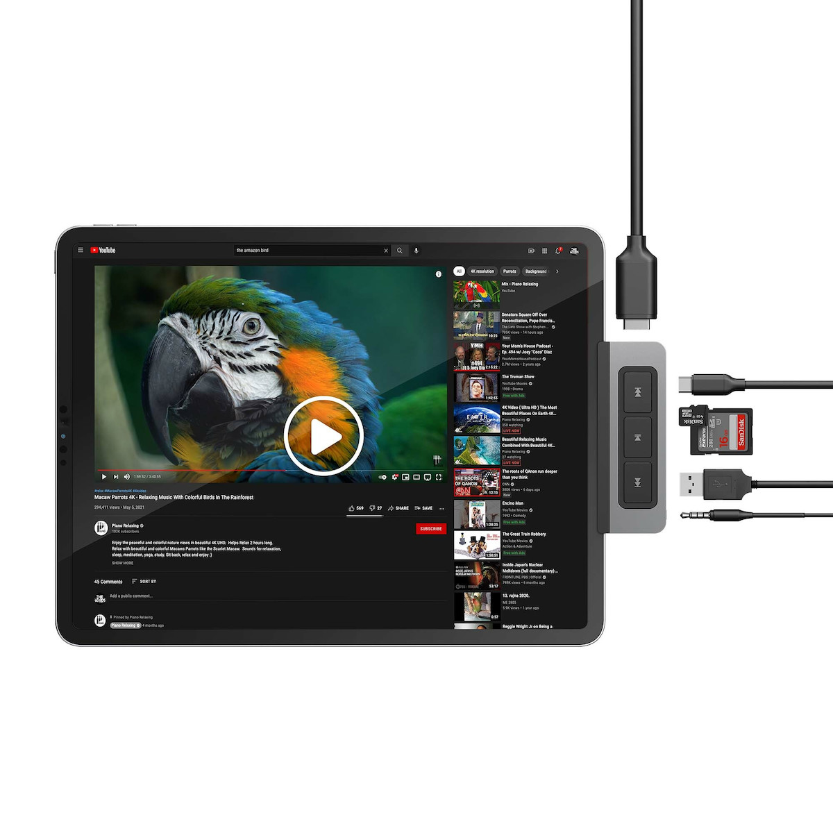 Hyper HD449 USB-C Docking Station με HDMI 4K PD - Image 2