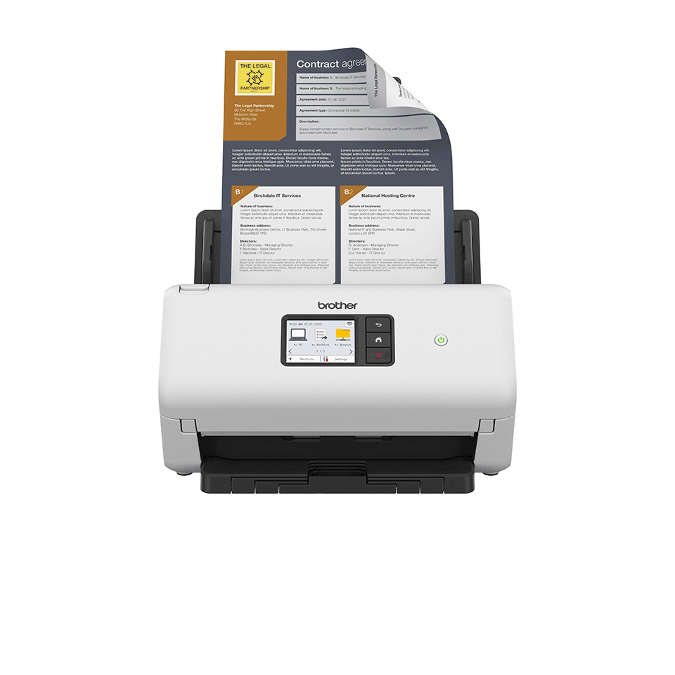 Brother ADS-4500W Sheetfed (Τροφοδότη χαρτιού) Scanner A4 με WiFi - Image 3