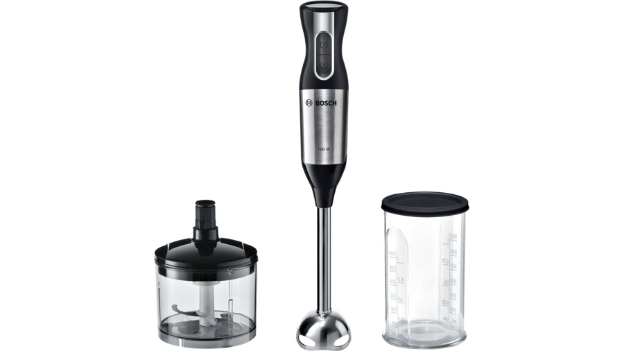 Bosch MS6CM61V2 Ραβδομπλέντερ με Ανοξείδωτη Ράβδο 1000W Μαύρο - Image 2