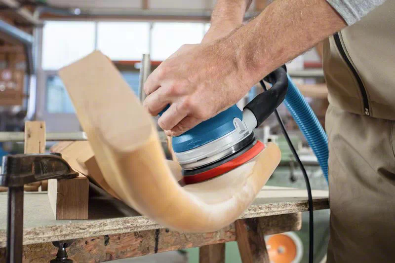 Bosch GET 55-125 Professional Έκκεντρο Τριβείο 125mm Ρεύματος 550W με Ρύθμιση Ταχύτητας και με Σύστημα Αναρρόφησης - Image 4