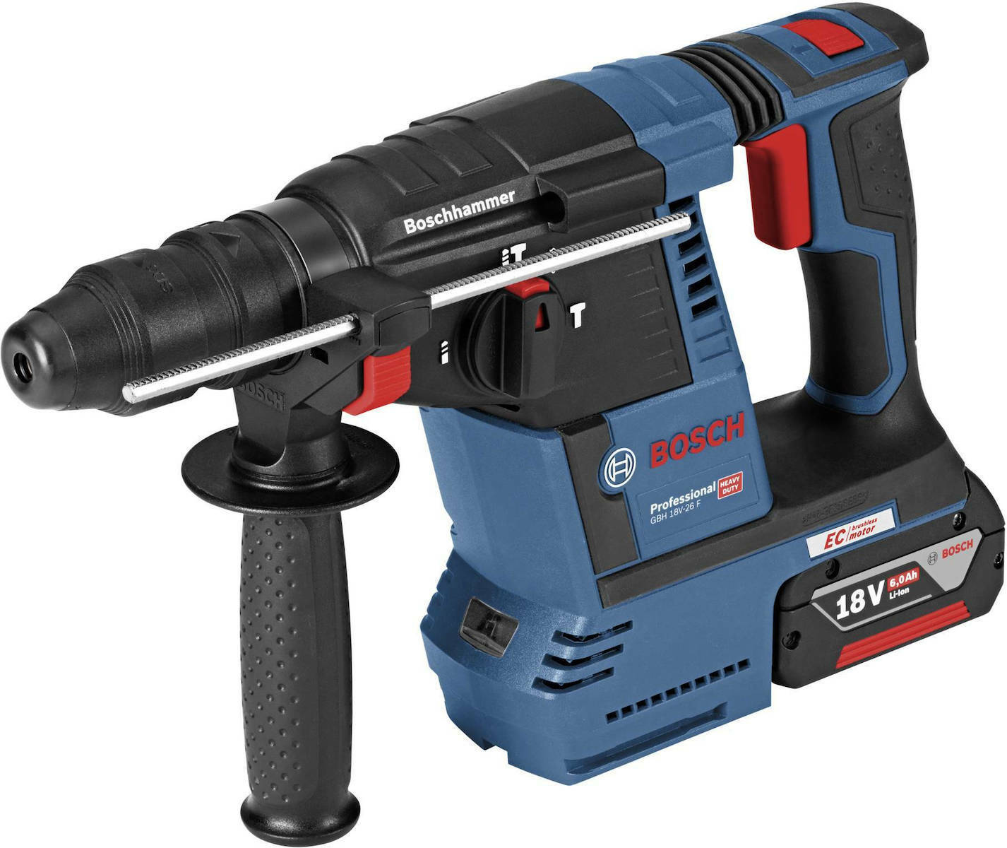 Bosch Κρουστικό Σκαπτικό Πιστολέτο 18V με 2 Μπαταρίες 8Ah - Image 3