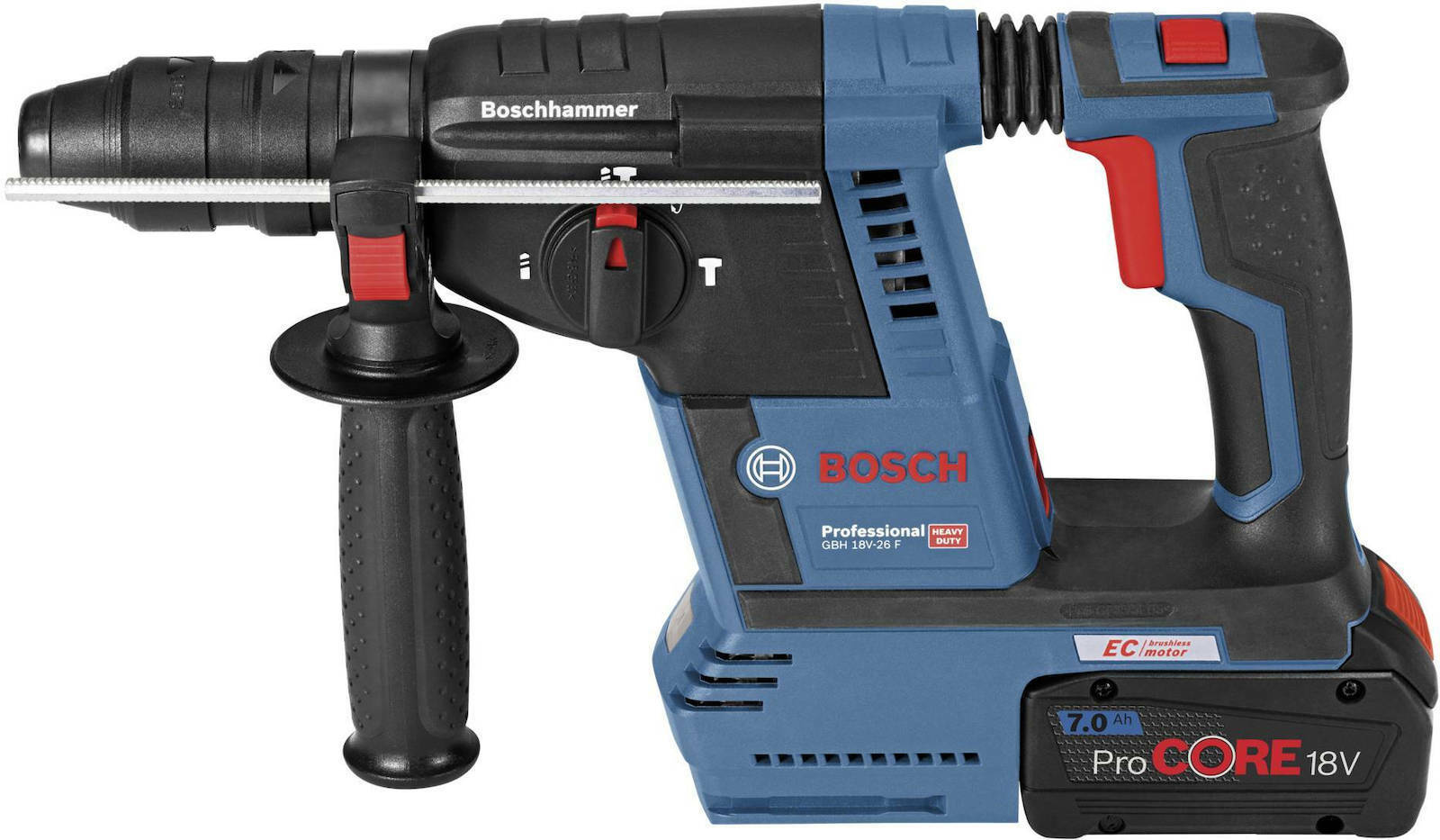 Bosch Κρουστικό Σκαπτικό Πιστολέτο 18V με 2 Μπαταρίες 8Ah - Image 4