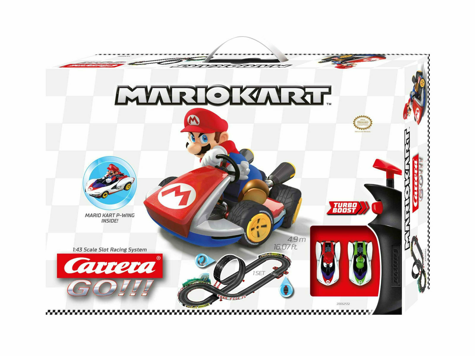 Carrera Go Nintendo Mario Kart P-Wing για 8+ Ετών