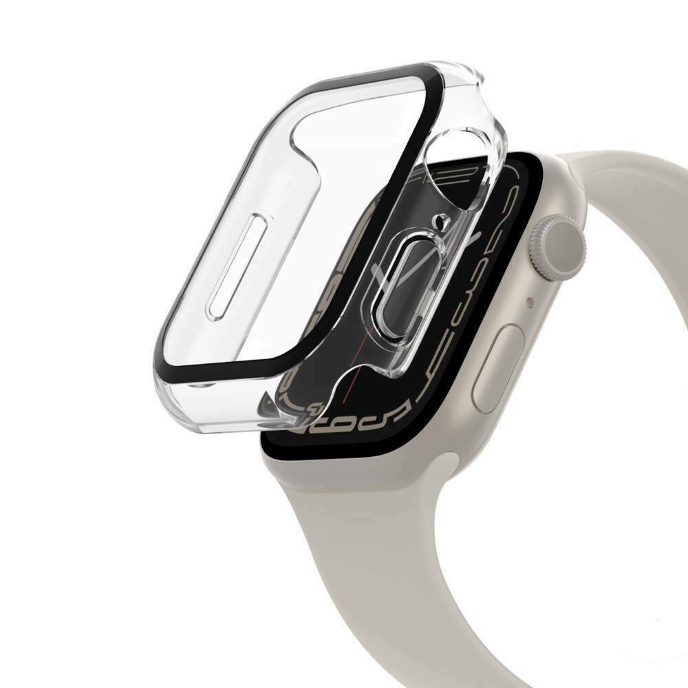 Belkin ScreenForce TemperedCurve Πλαστική Θήκη με Τζαμάκι σε Διάφανο χρώμα για το Apple Watch 45mm - Image 3