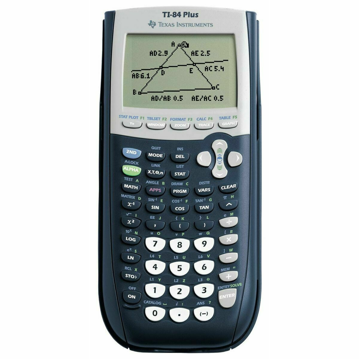 Texas Instruments Αριθμομηχανή Γραφημάτων TI 84 Plus σε Μαύρο Χρώμα