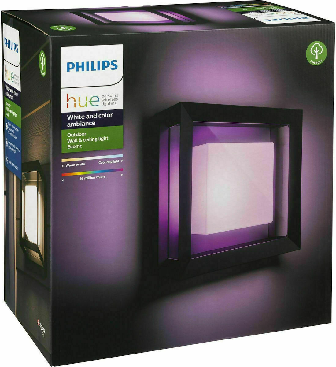 Philips Econic Επιτοίχια Εξωτερική Πλαφονιέρα LED 15W 6500K - Image 6