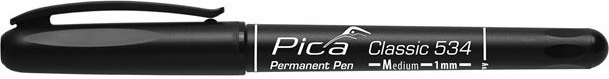 Pica Ανεξίτηλος Μαρκαδόρος 1mm Μαύρος