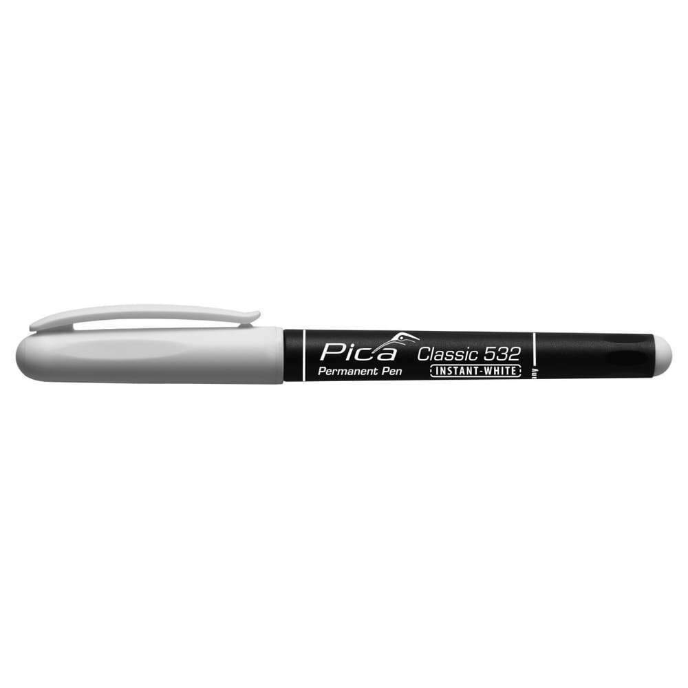 Pica Classic 532 Ανεξίτηλος Μαρκαδόρος 2mm Λευκός