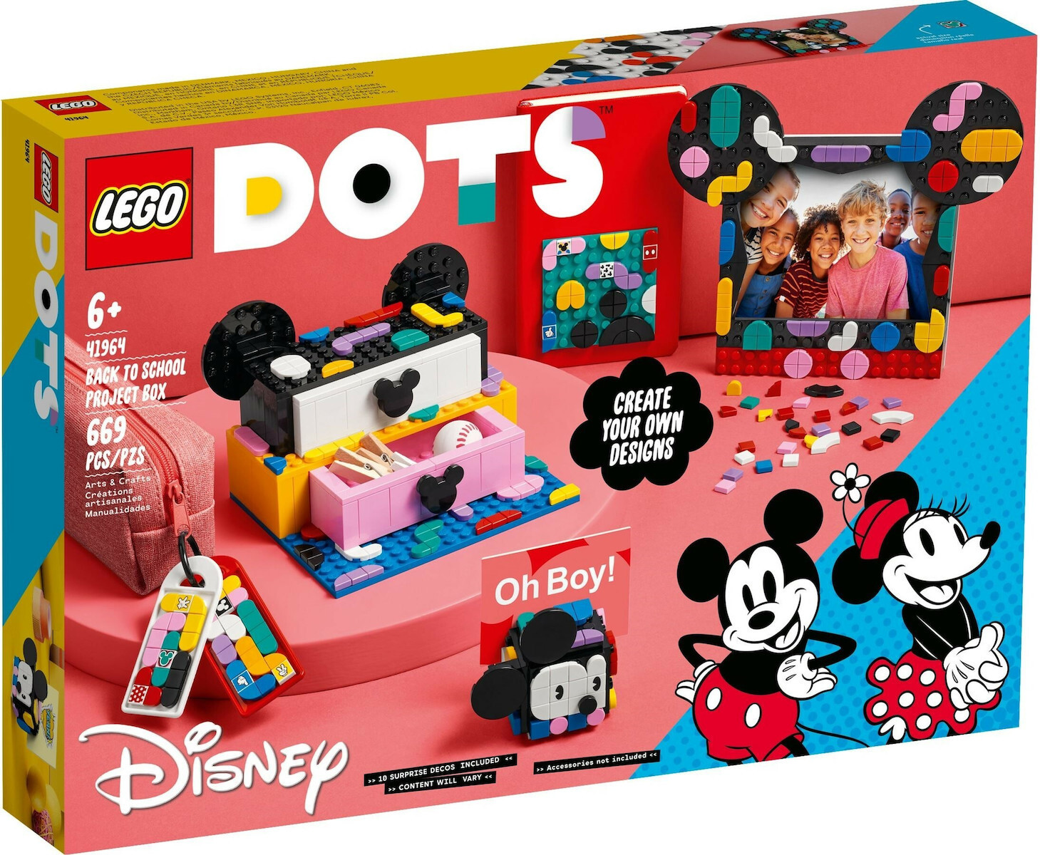 Lego Dots Mickey & Minnie Mouse Back To School Project Box για 6+ Ετών