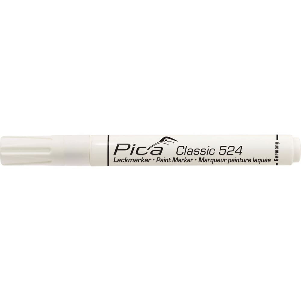 Pica Classic 524 Ανεξίτηλος Μαρκαδόρος 4mm Λευκός