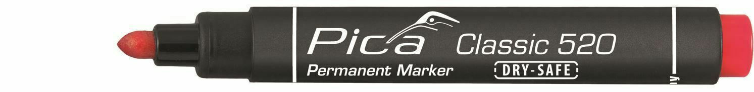 Pica Ανεξίτηλος Μαρκαδόρος 4mm Κόκκινος - Image 2