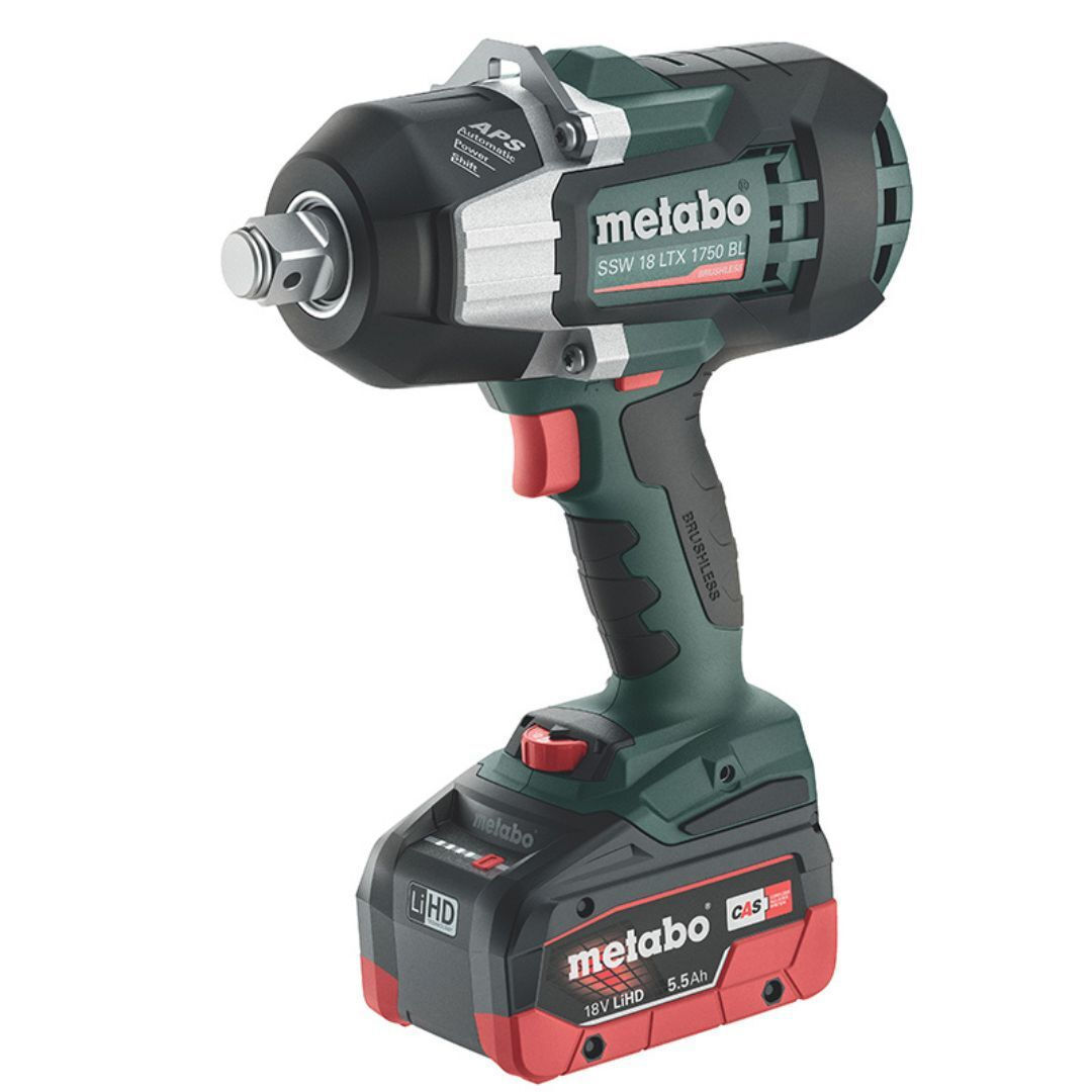 Metabo Ssw 18 Ltx 1750 Brushless Μπουλονόκλειδο Μπαταρίας 18V με Υποδοχή 3/4"