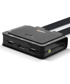Alternative view of Lindy KVM Switch DisplayPort 1.2 USB 2.0 Audio