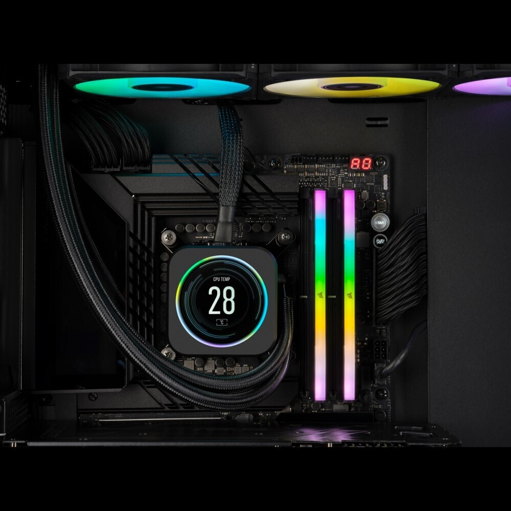 Corsair Vengeance RGB DDR5 32GB RAM με 2x16GB Modules και Ταχύτητα 5200 για Desktop CMH32GX5M2B5200C40 - Image 6