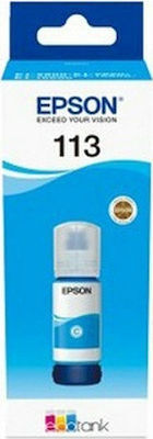 Epson 113 Γνήσιο Μελάνι Εκτυπωτή InkJet Κυανό (C13T06B240)
