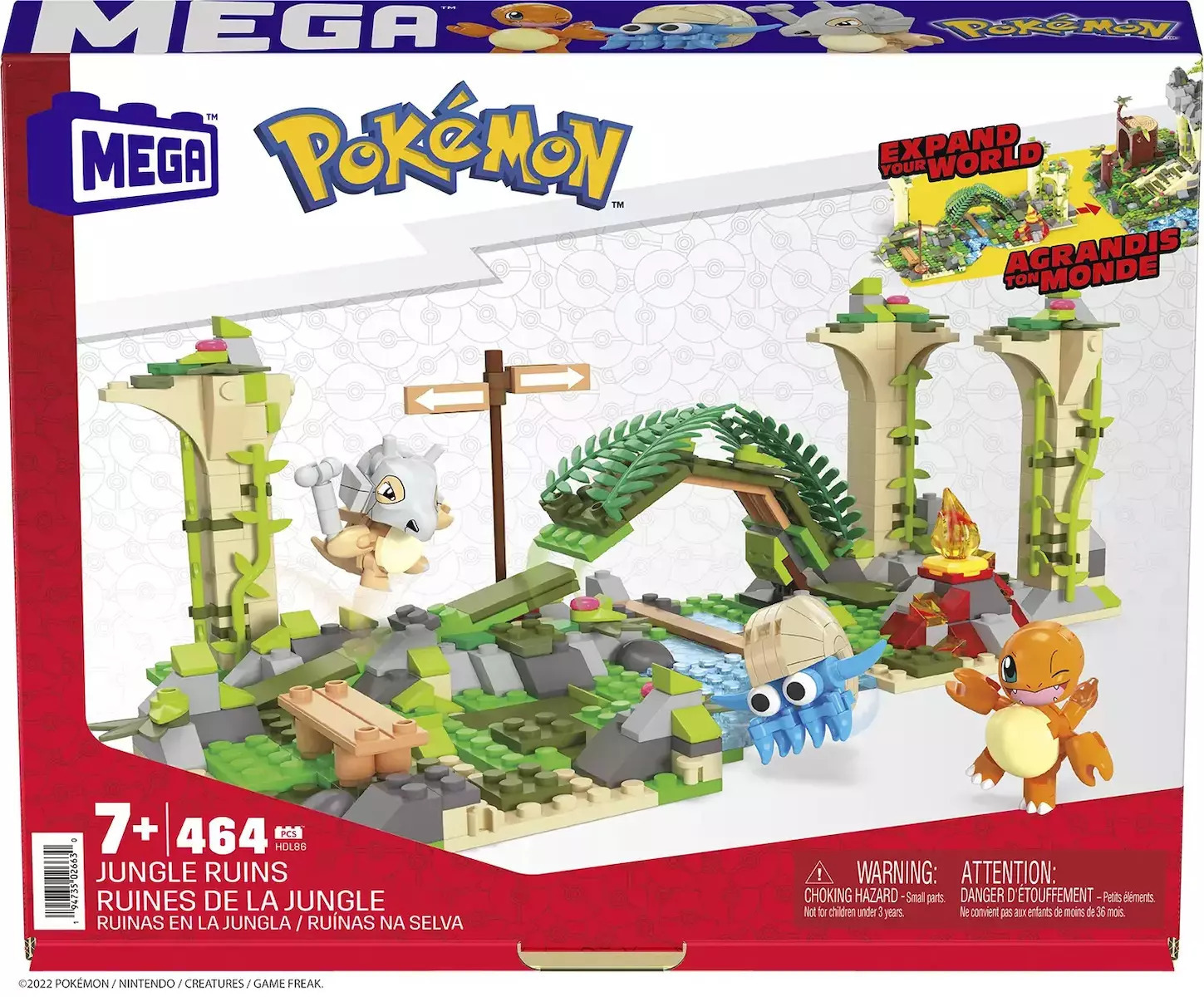 Mega Bloks Mega Pokémon Adventure Builder - Forgotten Ruins για 7+ Ετών 464τμχ