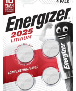 Energizer Μπαταρίες Λιθίου Ρολογιών CR2025 3V 4τμχ