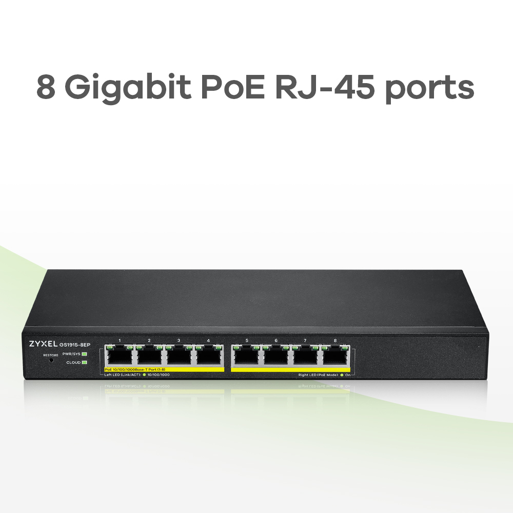 Zyxel GS1915-8EP v1 Managed L2 - Image 9