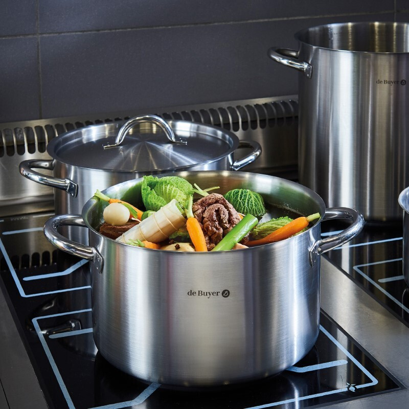 De Buyer Prim Appety Βαθιά Ανοξείδωτη Κατσαρόλα 6.6lt / 24cm 3506.24 - Image 3
