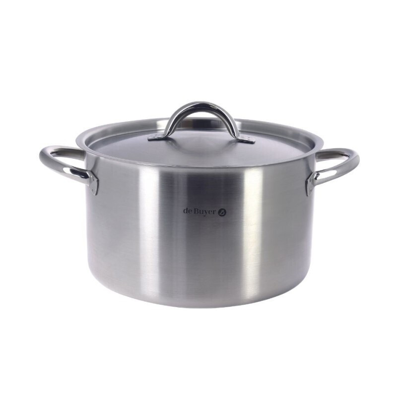 De Buyer Prim Appety Βαθιά Ανοξείδωτη Κατσαρόλα 6.6lt / 24cm 3506.24 - Image 2
