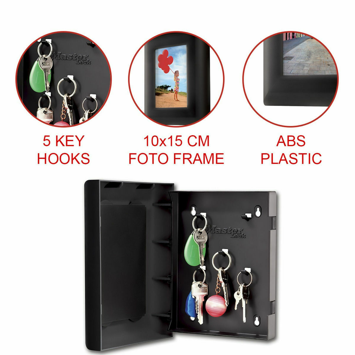 Master Lock Κλειδοθήκη Τοίχου Πλαστική 4 θέσεων - Image 2