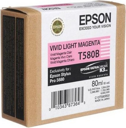 Epson T580B Γνήσιο Μελάνι Εκτυπωτή InkJet Ανοιχτό Ματζέντα (C13T580B00) - Image 4