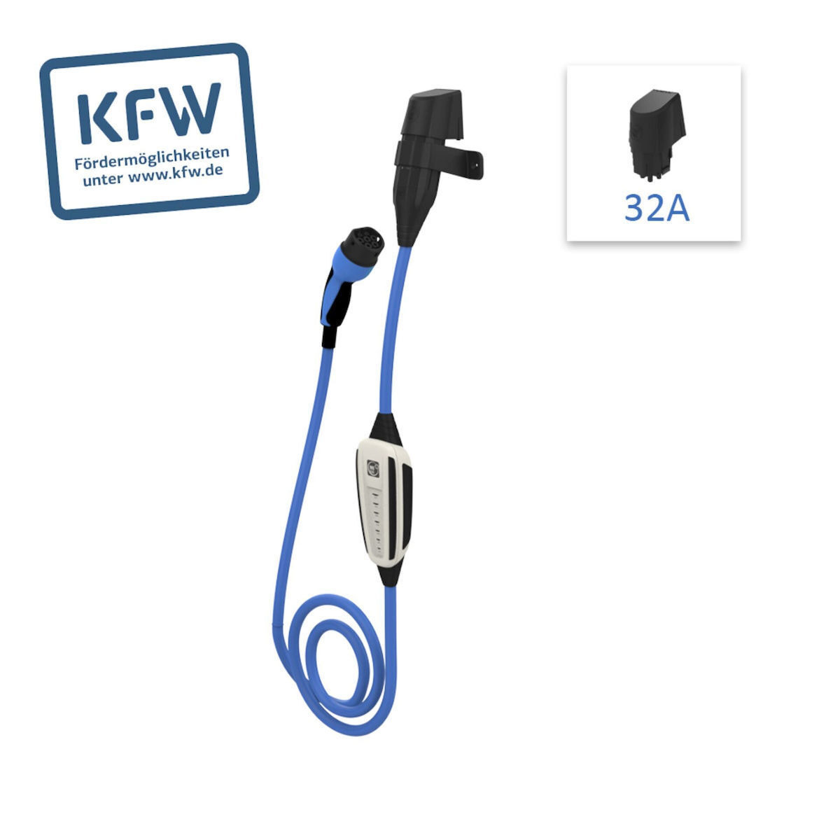Nrgkick NRGkick KfW Max Καλώδιο Φόρτισης 10m Type 2 - CEE 12101015