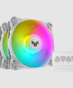 Alternative view of Asus TF120 Case Fan με ARGB Φωτισμό και Σύνδεση 4-Pin PWM 3τμχ Λευκό