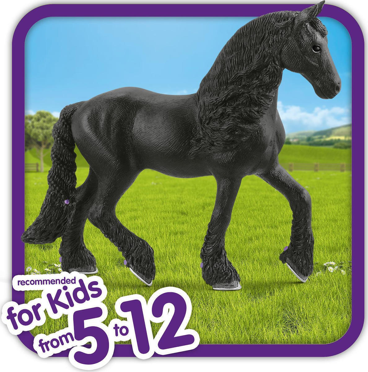 Schleich-S Παιχνίδι Μινιατούρα Frisian Mare για 5-12 Ετών - Image 7