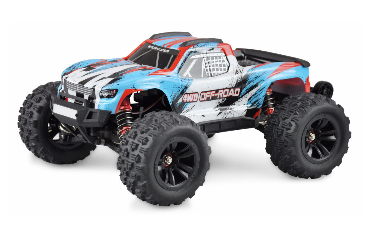 Amewi Hyper Go Τηλεκατευθυνόμενο Αυτοκίνητο Monster Truck 4WD Μπλε 22627