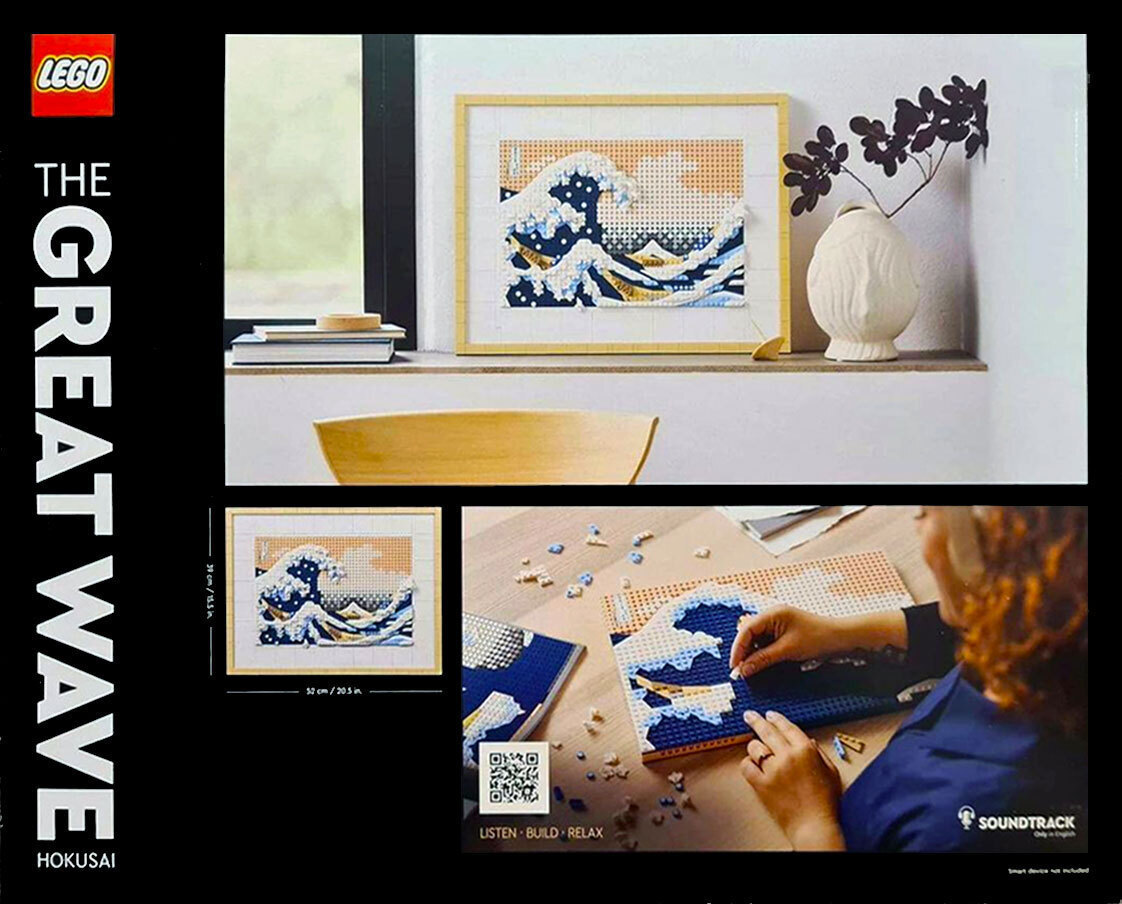 Lego Art Hokusai – The Great Wave για 18+ Ετών - Image 4