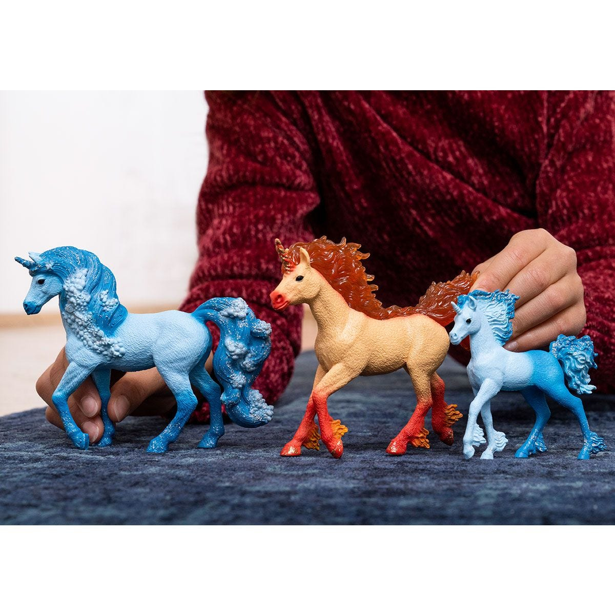 Schleich-S Παιχνίδι Μινιατούρα Elementa Fire Unicorn Stallion Bayala για 5-12 Ετών - Image 5