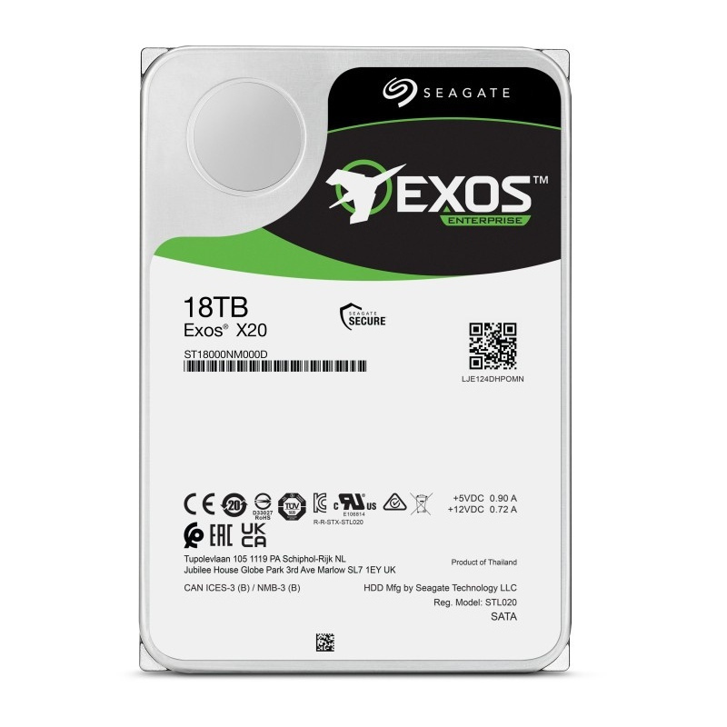 Seagate Exos X20 3.5" 7200rpm - Image 2