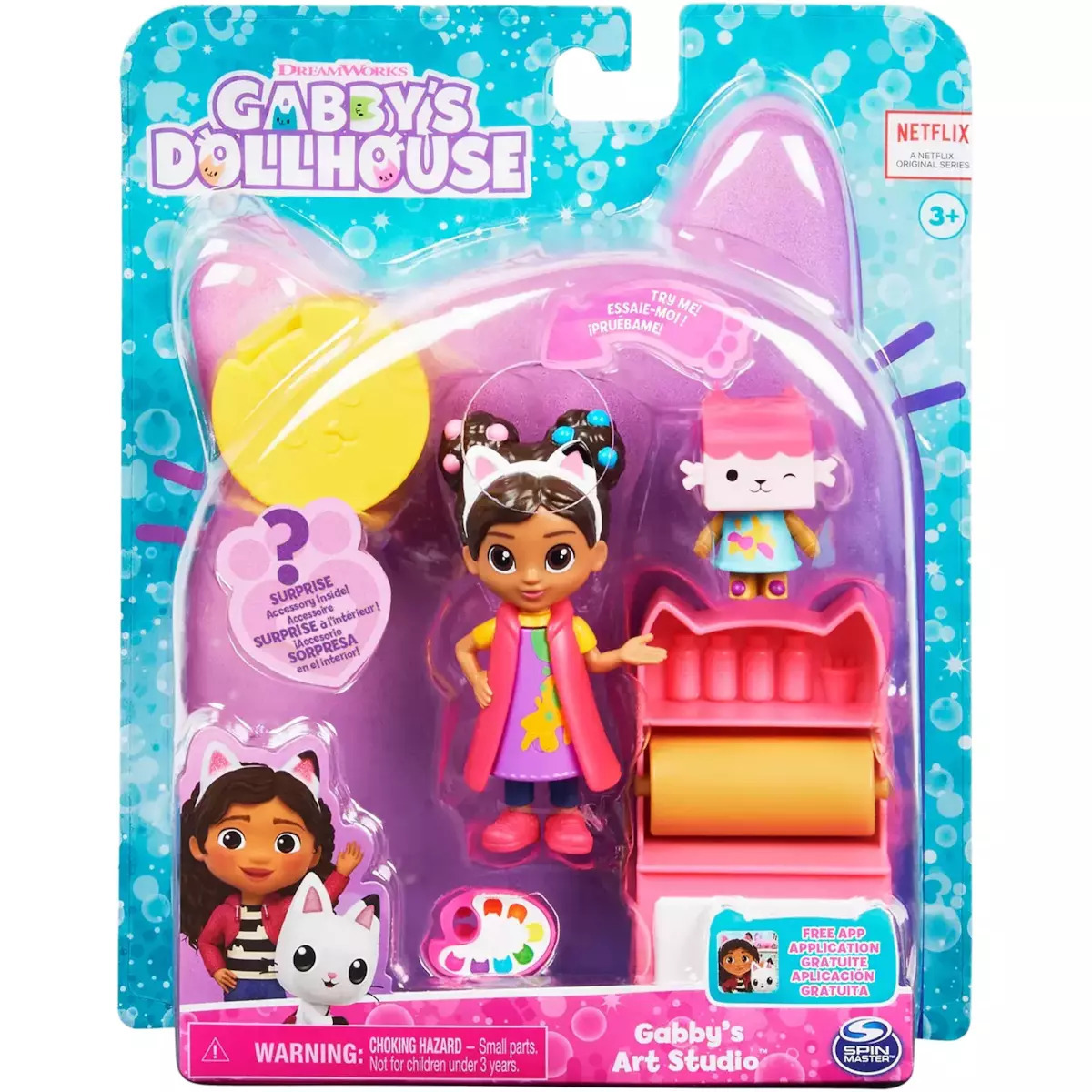 Spin Master Παιχνίδι Μινιατούρα Gabby's Dollhouse για 3+ Ετών Art Studio