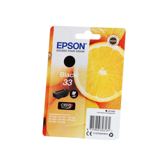 Epson 33 Γνήσιο Μελάνι Εκτυπωτή InkJet Μαύρο (C13T33314010 C13T33314012) - Image 2