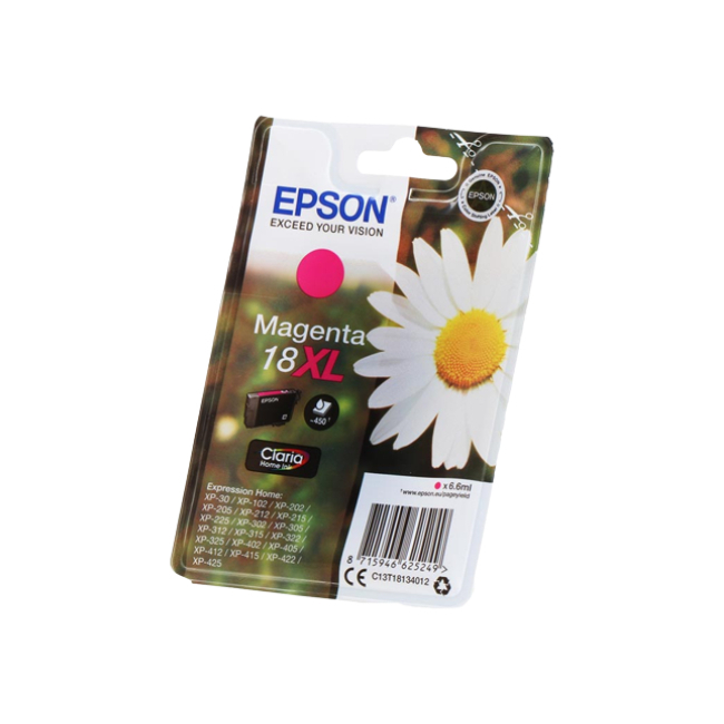 Epson 18XL Γνήσιο Μελάνι Εκτυπωτή InkJet Ματζέντα (C13T18134010 C13T18134012) - Image 3
