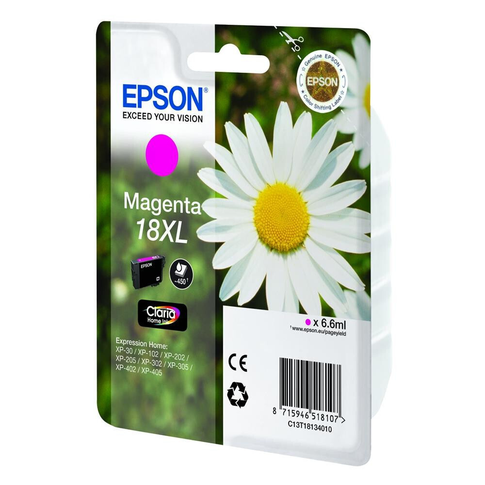 Epson 18XL Γνήσιο Μελάνι Εκτυπωτή InkJet Ματζέντα (C13T18134010 C13T18134012) - Image 2