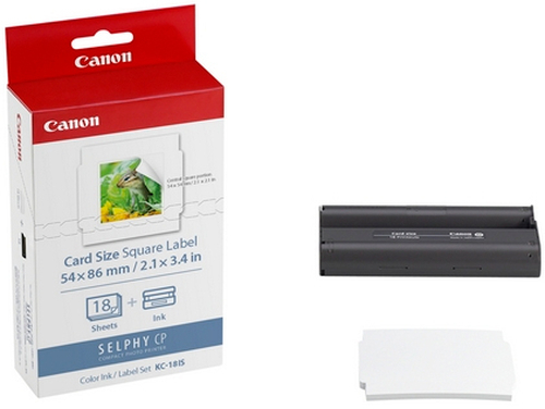 Canon KC-18IS Φωτογραφικό Χαρτί 54x86 για Εκτυπωτές Θερμικής Εξάχνωσης/Μεταφοράς 18 Φύλλα - Image 2