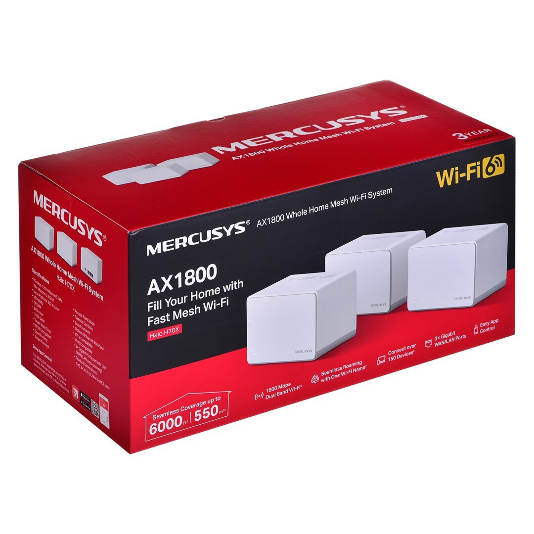 Mercusys Halo H70X WiFi Mesh Network - Image 8