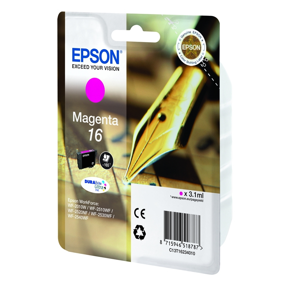 Epson 16 Γνήσιο Μελάνι Εκτυπωτή InkJet Ματζέντα (C13T16234010 C13T16234012) - Image 3