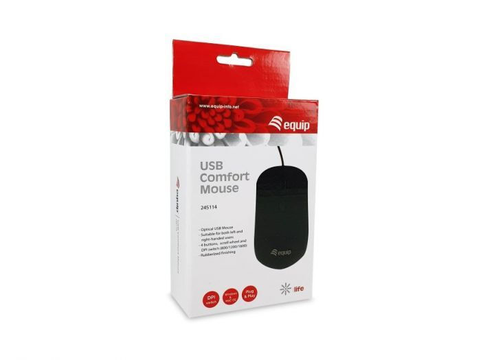 Equip Comfort Ενσύρματο Μαύρο - Image 4