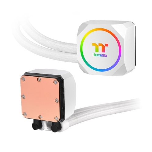 Thermaltake TH420 ARGB Sync Υδρόψυξη Επεξεργαστή Τριπλού Ανεμιστήρα 140mm για Socket AM4/AM5/1700/1200/115x Λευκή - Image 2