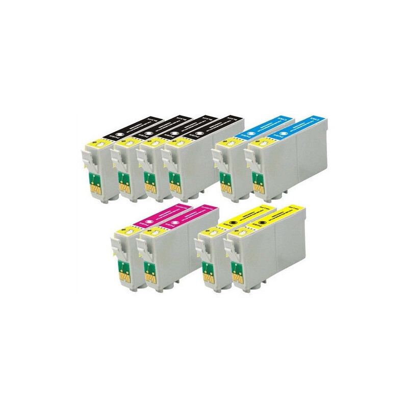 Epson T1285M Γνήσιο Πακέτο 4 Μελανιών Εκτυπωτή InkJet Κίτρινο / Κυανό / Ματζέντα / Μαύρο (C13T12854010 C13T12854012) - Image 3