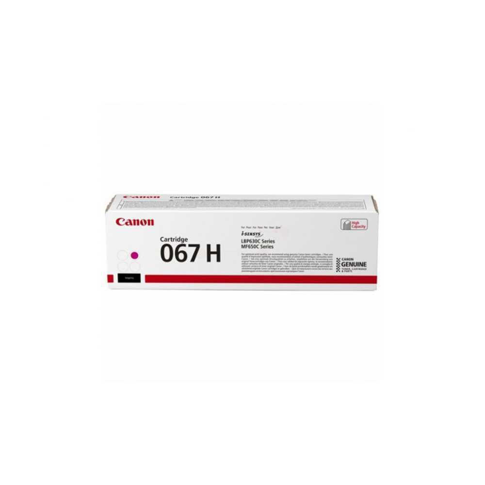 Canon 067H Γνήσιο Toner Laser Εκτυπωτή Ματζέντα High Capacity 2350 Σελίδων (5104C002)
