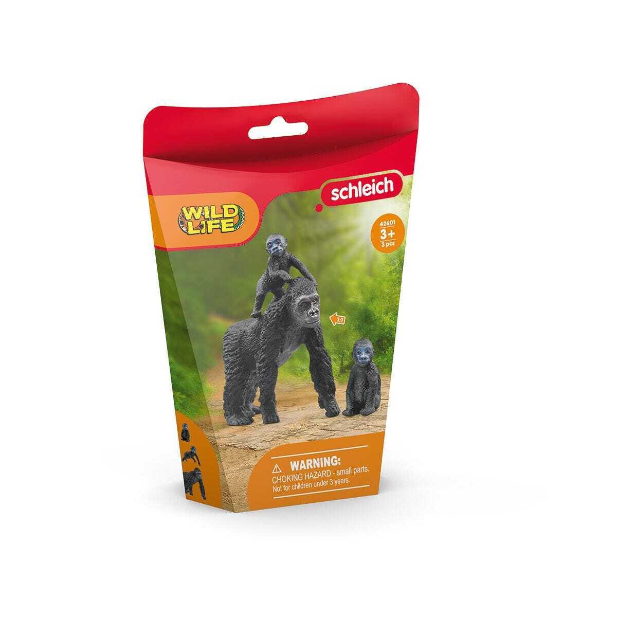 Schleich-S Παιχνίδι Μινιατούρα Gorilla Family για 3-8 Ετών - Image 2
