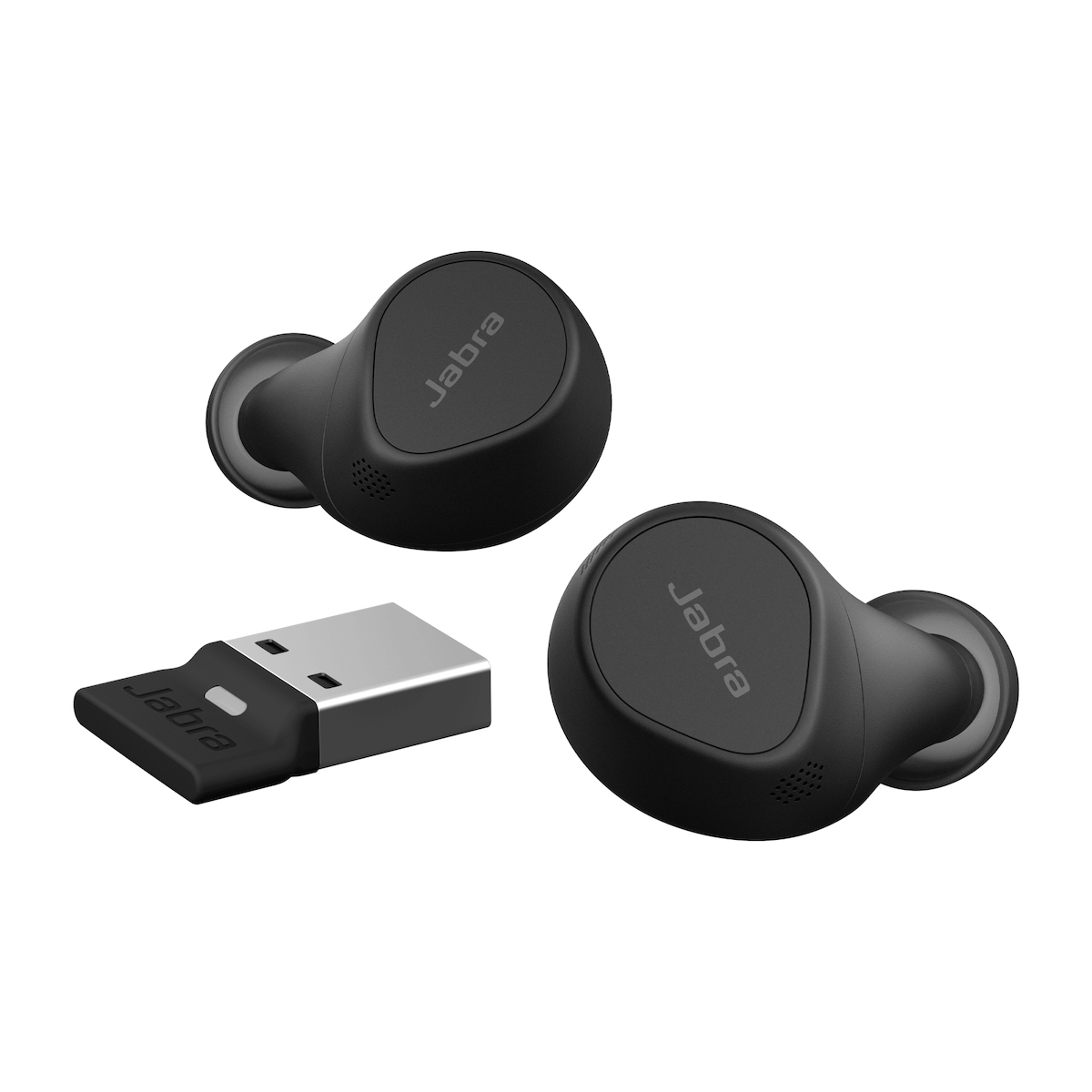 Jabra Evolve2 Buds USB-A MS Μαύρα - Image 2