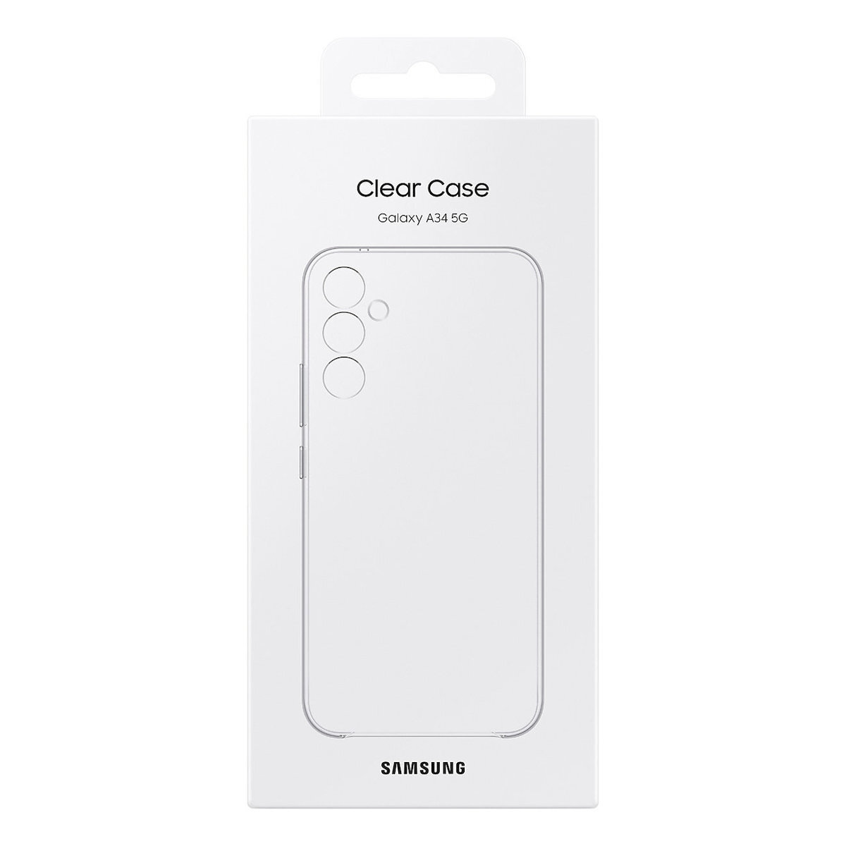 Samsung Back Cover Σιλικόνης Διάφανο (Galaxy A34) EF-QA346CTEGWW - Image 5