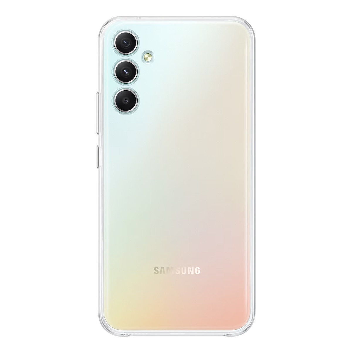 Samsung Back Cover Σιλικόνης Διάφανο (Galaxy A34) EF-QA346CTEGWW